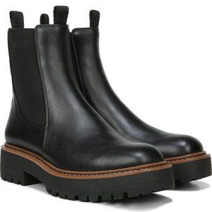 Sam Edelman Laguna Waterproof Lug Sole Chelsea Boot in Black Size 10